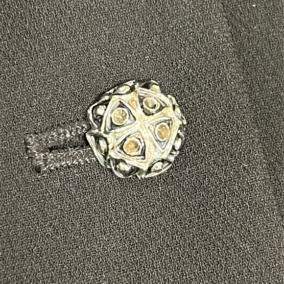 Lord & Taylor Black Jacket Blazer with Satin Ruffle Trim Size 16 - Picture 8 of 15